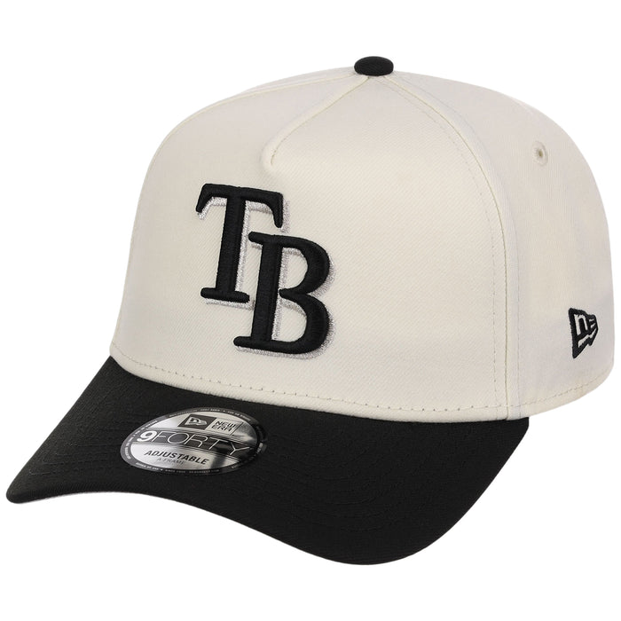 Tampa Bay Rays MLB Chrome x Black FASHION CORE New Era 9FORTY A-Frame