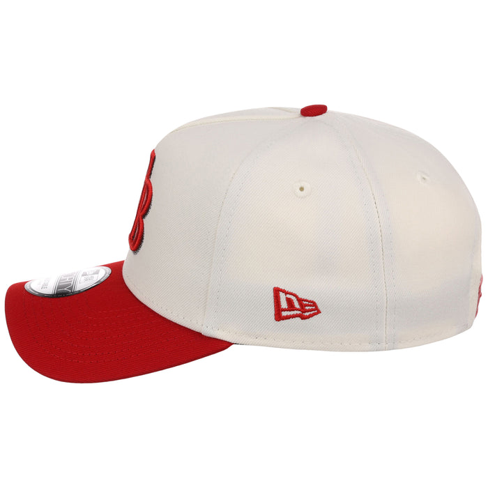 Tampa Bay Rays MLB Chrome x Red FASHION CORE New Era 9FORTY A-Frame