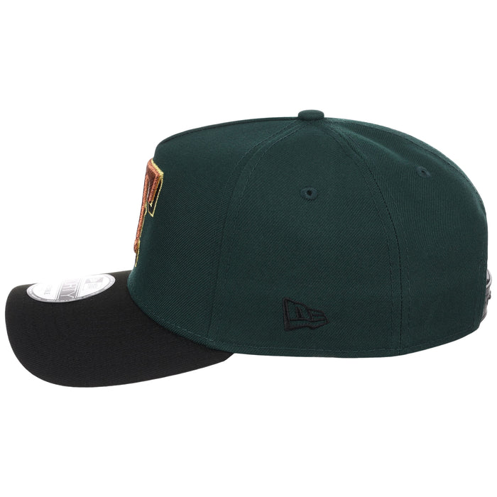 Texas Rangers MLB Dark Green x Black FASHION CORE New Era 9FORTY A-Frame
