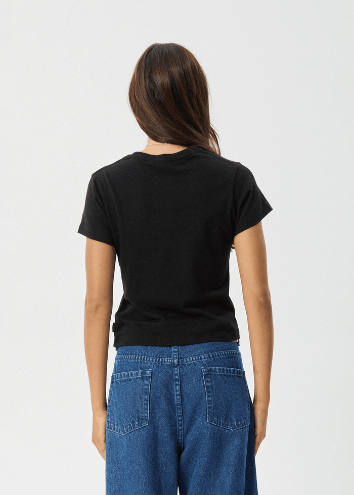 Afends Carmen Baby Tee – Women's Sustainable Crop T-Shirt