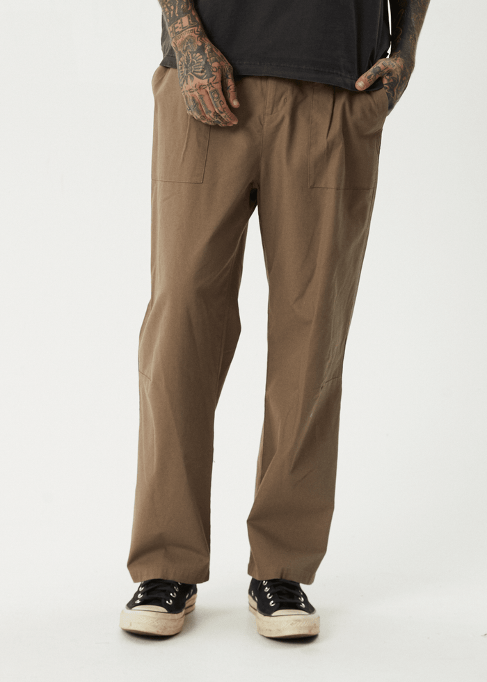The AFENDS Glider Pleated Pant - Bascora