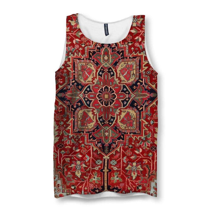 This design perfectly replicates a classic Oriental carpet, anchored by a multi-lobed medallion in obsidian navy and sandstone beige. Contact us with accessibility feedback, we'd love to help!