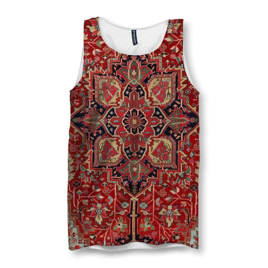 This design perfectly replicates a classic Oriental carpet, anchored by a multi-lobed medallion in obsidian navy and sandstone beige. Contact us with accessibility feedback, we'd love to help!