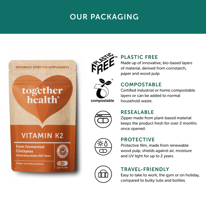 Together Vitamin K2 Food Supplement Capsules 30s