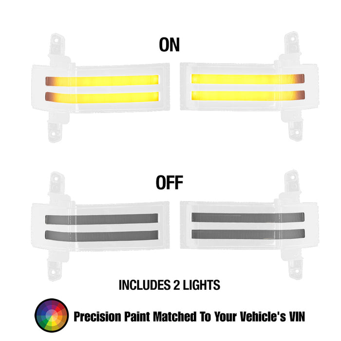 Tow Mirror Direct Replacement Marker Lights | 2014-2019 Chevy Silverado & GMC Sierra