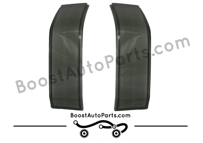 2014+ 2014 2015 2016 2017 2018 chevy chevrolet gmc sierra 2500 Silverado Clear Tow Mirror Lenses klearz klears boost auto parts lense lens towing light