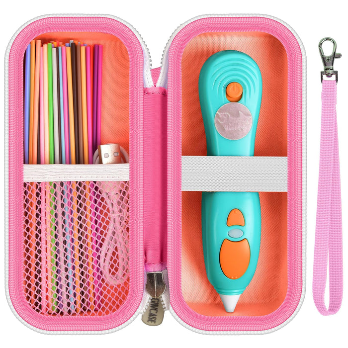 3Doodler Start+ 3D Pen Travel Case | ALKOO – Pink – protective case product view