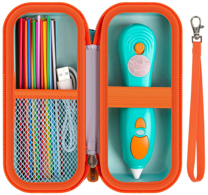 3Doodler Start+ 3D Pen Travel Case | ALKOO – Green – protective case product view