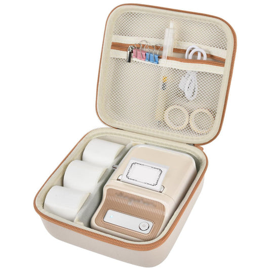 NIIMBOT B21 Label Maker Travel Case | ALKOO – Beige – protective case product view