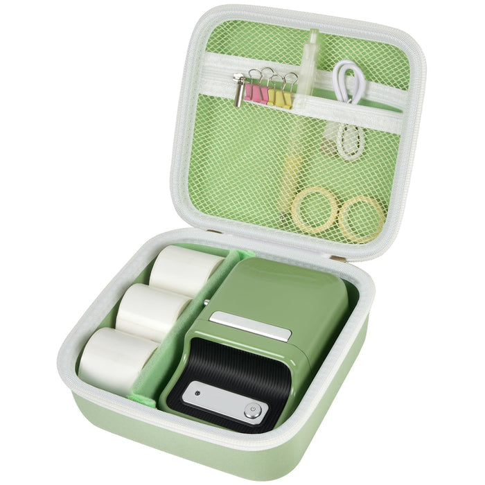 NIIMBOT B21 Label Maker Travel Case | ALKOO – Mint – protective case product view