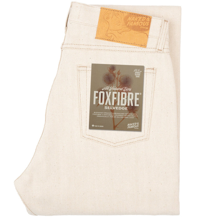 True Guy - All Natural Ecru Foxfibre® Selvedge by Naked & Famous Denim