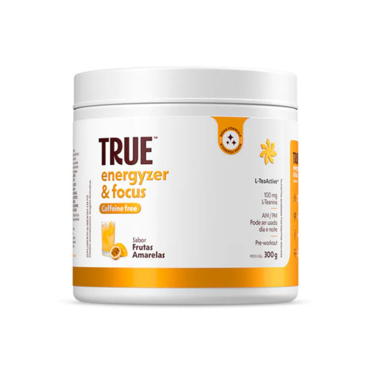 TRUE | Pré Treino e Nootrópico Energyzer Sabor Frutas Amarelas (300 gramas)