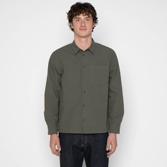 True Shirt - Army Oxford Selvedge by Naked & Famous Denim