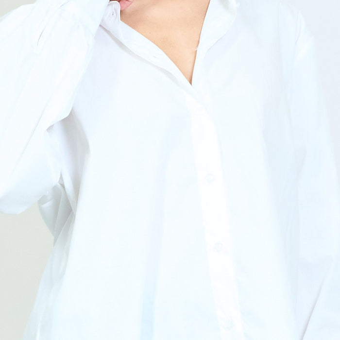 "Tuesday" letter applique oversized back graphic shirt wholesale