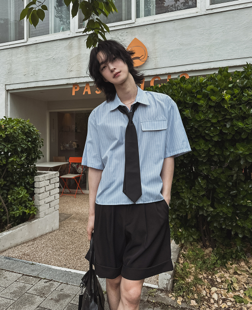 Urban Stripe Pocket Shirt