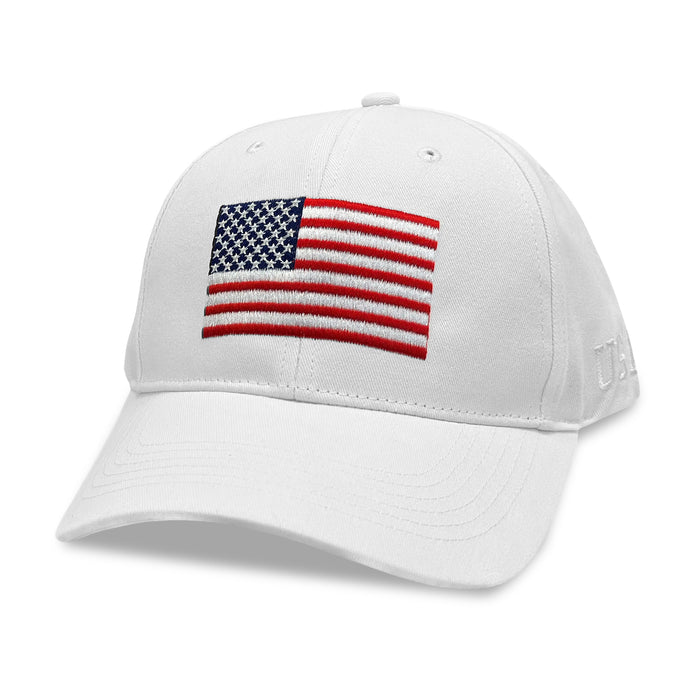 USA Flag Hat (White)