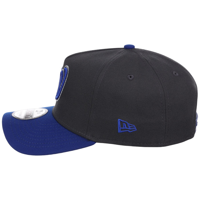 Washington Nationals MLB Graphite x Royal FASHION CORE New Era 9FORTY A-Frame