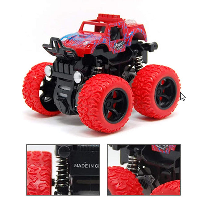 White Whale Mini Monster Trucks Friction Powered Cars for Kids