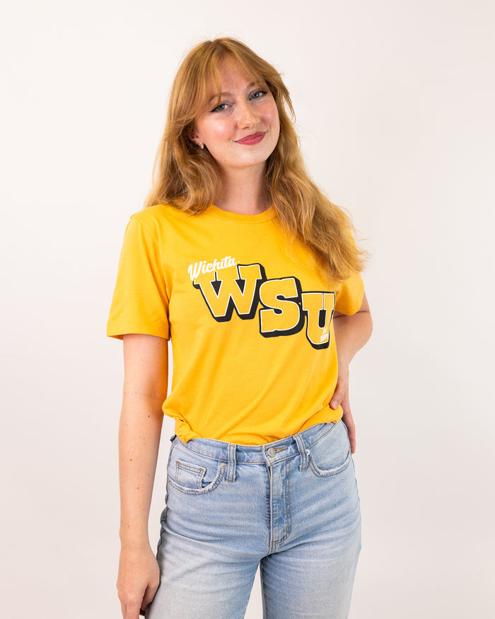 Wichita State EST 1895 Gold T-Shirt