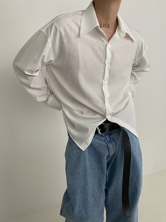 Wide Collar Relax Shirt
