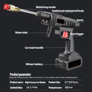 Wireless pressure car washer Gun (FREE Delivery)