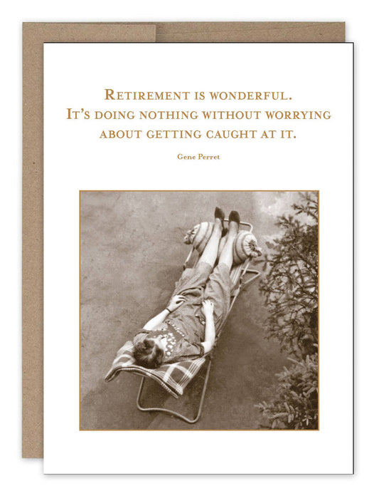 Wonderful Retirement Card
