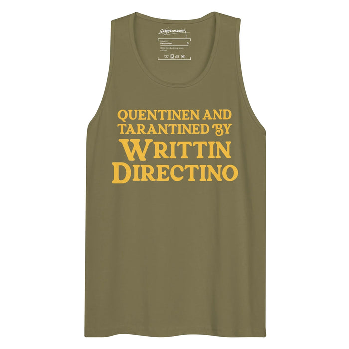 A utilitarian muted olive drab base sets the stage for a vintage military surplus aesthetic. Contact us with accessibility feedback, we'd love to help!