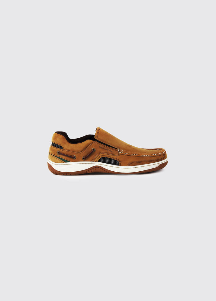 Yacht Men's Slip-On Deck Shoe - Brown