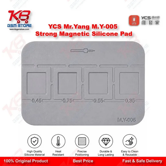 YCS Mr.Yang M.Y-005 Strong Magnetic Silicone Pad – Heat-Resistant Tin Planting Mat