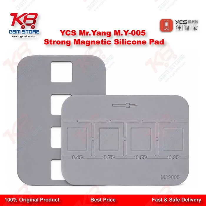 YCS Mr.Yang M.Y-005 Strong Magnetic Silicone Pad – Heat-Resistant Tin Planting Mat