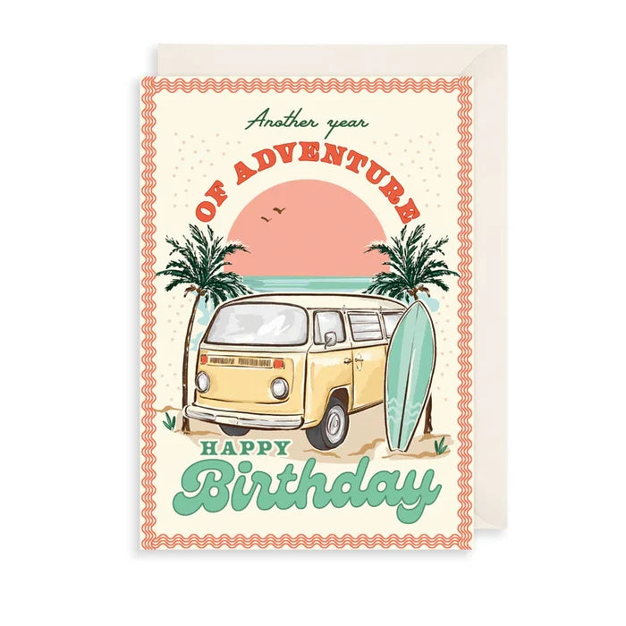 Year of Adventure Greetings Card