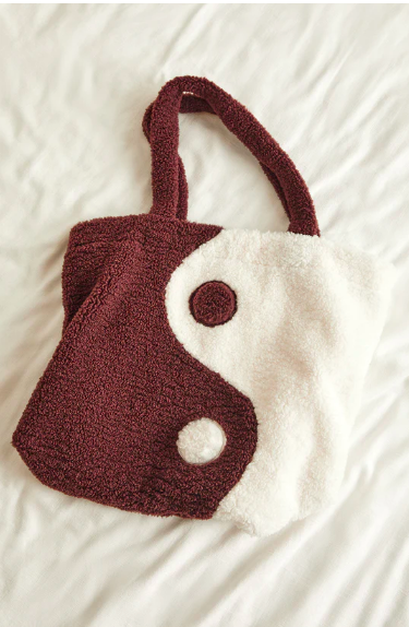 Yin Yang Sherpa Tote